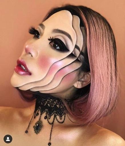 Chủ nhân màn hóa trang ảo giác của Ezra Miller tại Met Gala sở hữu hàng nghìn tác phẩm trang điểm đẹp đến rùng rợn-14