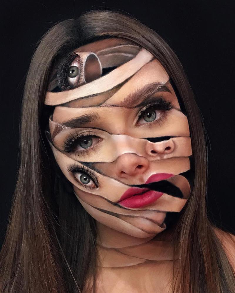 Chủ nhân màn hóa trang ảo giác của Ezra Miller tại Met Gala sở hữu hàng nghìn tác phẩm trang điểm đẹp đến rùng rợn-4