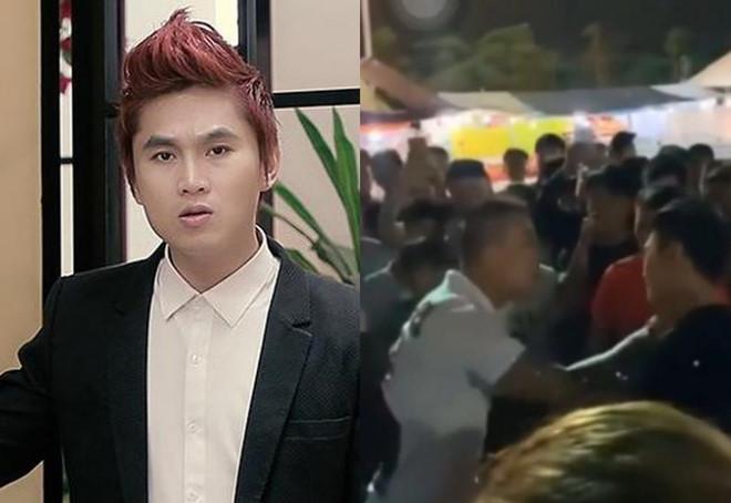 Cảnh bị chọi gạch đá, giang hồ vây đánh của nghệ sĩ Việt diễn hội chợ-2