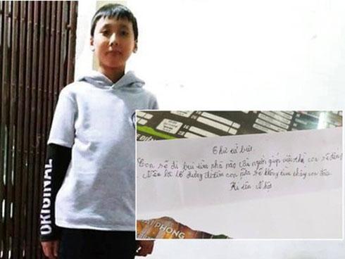 Đã tìm thấy bé trai 11 tuổi viết thư từ biệt gia đình để đi lập nghiệp, nhắn bố đừng đi tìm-3