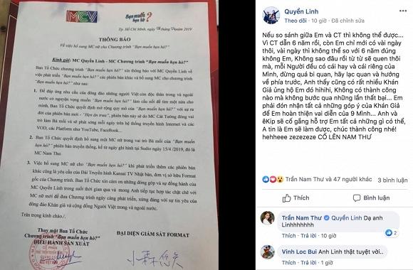 Hỗn loạn thông tin cắt suất người dẫn Bạn Muốn Hẹn Hò: Bà nói bị đuổi, ông bảo không sao-3