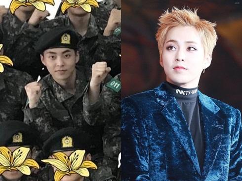 Rò rỉ ảnh Xiumin (EXO) trong quân đội, fan mong anh tự chăm sóc sức khỏe và hoàn thành trách nhiệm