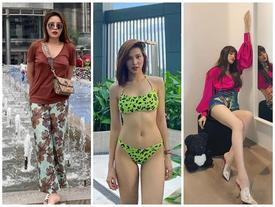 Kỳ Duyên khoe street style xuề xòa như 'bà đẻ' giữa dàn mỹ nhân lên đồ nóng bỏng ngày hè Kỳ Duyên khoe street style xuề xòa như 'bà đẻ' giữa dàn mỹ nhân lên đồ nóng bỏng ngày hè