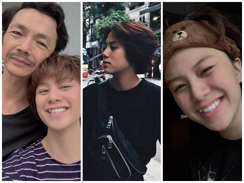 Cuối cùng cũng đến ngày này: Ánh Dương Về Nhà Đi Con mặc váy, trang điểm siêu nữ tính-10