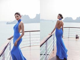Mặc váy hở khoe trọn rãnh lưng đẹp xuất sắc, Hoàng Thùy khiến fan loạn nhịp tim Mặc váy hở khoe trọn rãnh lưng đẹp xuất sắc, Hoàng Thùy khiến fan loạn nhịp tim