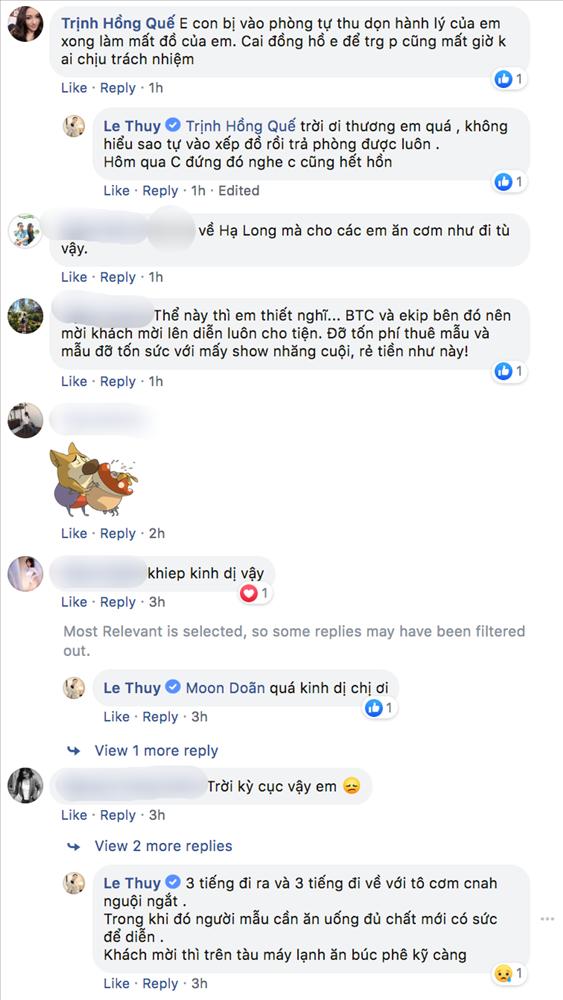 Dàn mẫu Việt đồng loạt tố bị BTC Fashion Voyage cho ăn cơm tù, đi tàu chợ khi diễn show trong cái nóng hơn 40 độ C-4