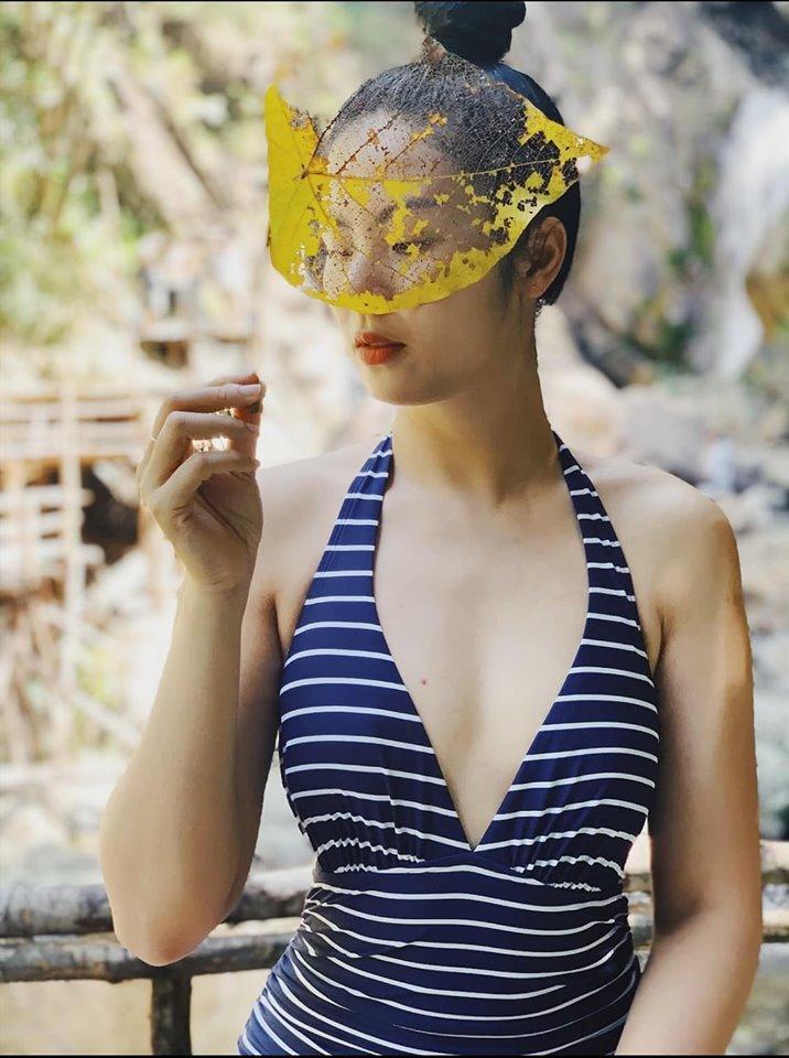 Hoa hậu Ngọc Hân mặc bikini khoe body cực phẩm trong cái nắng 40 độ-2