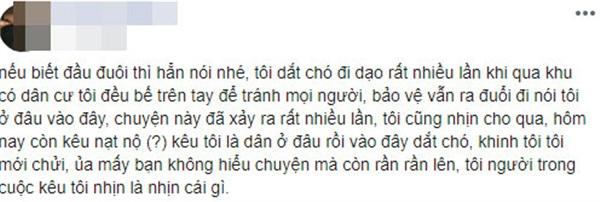 Thanh niên Việt kiều dắt chó đi dạo không rọ mõm lên tiếng: Khinh tôi, tôi mới chửi-2