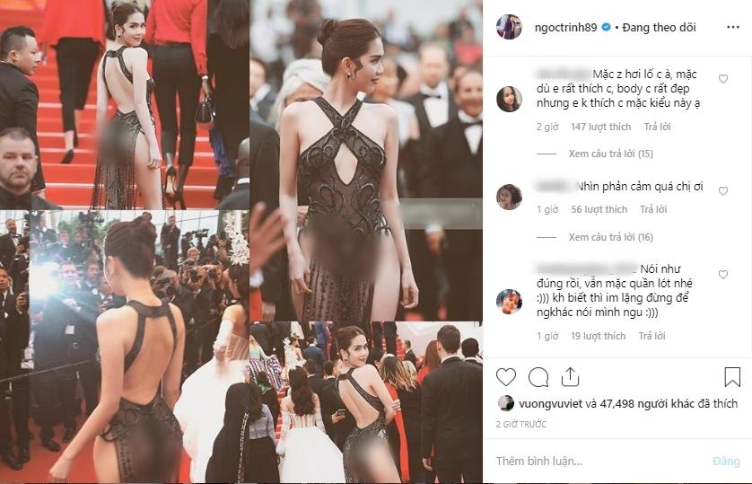 Ngọc Trinh phơi vòng 3 trên thảm đỏ Cannes: Nhà thiết kế khẳng định vẫn đẹp bất chấp cư dân mạng chửi bới sấp mặt-4