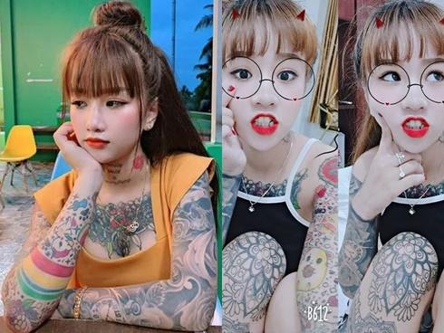 Gái xinh xăm mình dày đặc khiến các chàng trai cũng phải thốt lên: 'Cá tính hay đua đòi đây?'