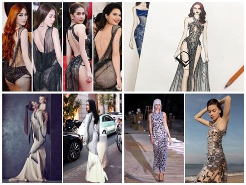 ĐỐ KHÔNG CƯỜI: Thấy Ngọc Trinh ăn mặc thiếu vải, cộng đồng photoshop ra tay thiết kế lại trang phục dự Cannes cho nữ hoàng nội y-11