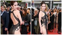 Dàn sao Việt gay gắt chỉ trích chiếc váy 'không biết xấu hổ' của Ngọc Trinh trên thảm đỏ Cannes