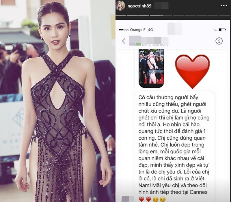 Mặc thiên hạ chỉ trích, Hồng Quế khen hình ảnh Ngọc Trinh phơi vòng 3 trên thảm đỏ Cannes là quá đẹp-6