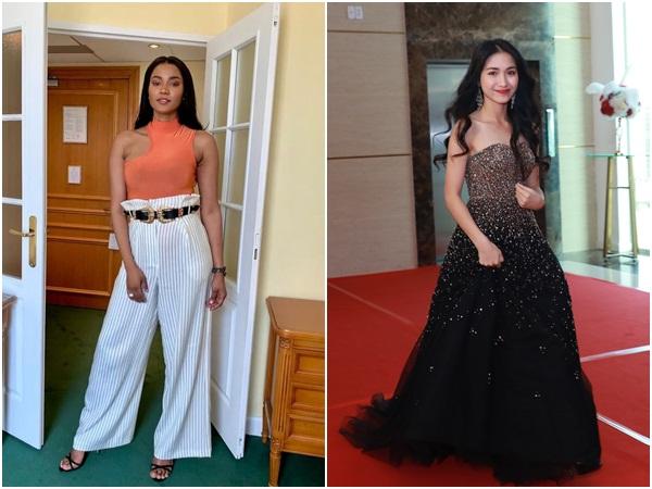 Mặc quần thùng thình lại còn sơ vin lên tận ngực, Hoa hậu Hoàn vũ không ngờ chỉ cao ngang ngửa... Hòa Minzy-3