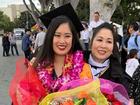 Vừa khoe con trai học hành giỏi giang, nghệ sĩ Hồng Vân lại tự hào khi gái cả tốt nghiệp ĐH danh tiếng ở Mỹ