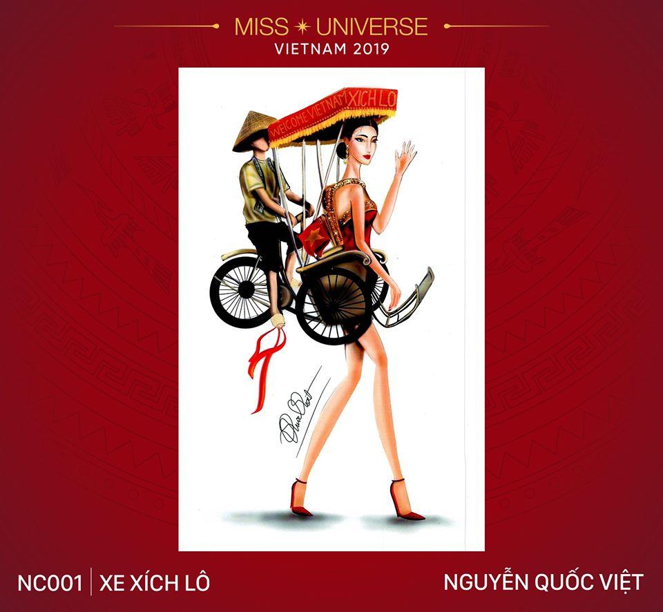 Ngỡ ngàng trước hàng loạt ý tưởng độc đáo cho quốc phục của Hoàng Thùy tại Miss Universe 2019-2