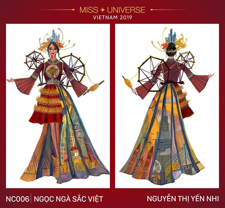 Ngỡ ngàng trước hàng loạt ý tưởng độc đáo cho quốc phục của Hoàng Thùy tại Miss Universe 2019-6