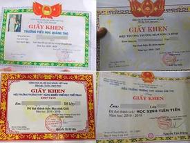 'Trường dạy kiểu gì mà 42/43 em một lớp có giấy khen học sinh giỏi' 'Trường dạy kiểu gì mà 42/43 em một lớp có giấy khen học sinh giỏi'