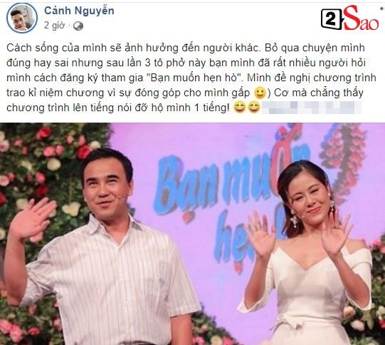 Thanh niên kỳ kèo chia tiền bát phở với bạn gái lên tiếng đòi BTC Bạn Muốn Hẹn Hò trao kỷ niệm chương-6
