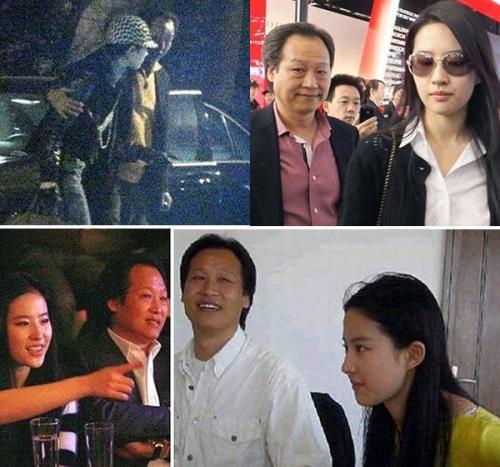 Sau tin đồn bị từ mặt, Lưu Diệc Phi xuất hiện ăn tối thân mật cùng cha nuôi-6