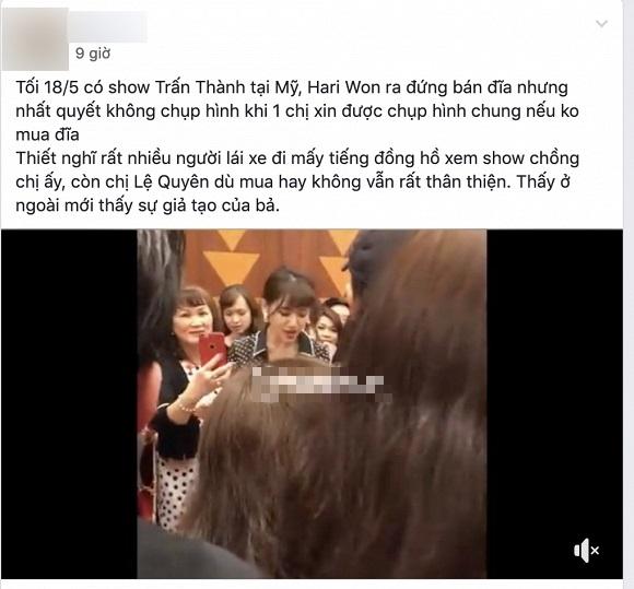 Hari Won bị khán giả tố giả tạo, mời mua album không được là nhất định không chịu chụp ảnh chung-1