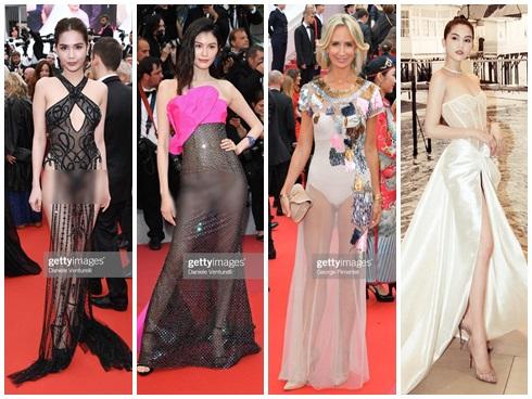 Top 10 bộ cánh thảm họa ở Liên hoan phim Cannes 2019, riêng Ngọc Trinh đã chiếm 3 bộ