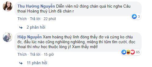 Hoàng Thùy Linh diễn xuất gây thất vọng, khán giả chỉ trích: Chỉ được cái tiếng chứ nhạt như nước ốc-3