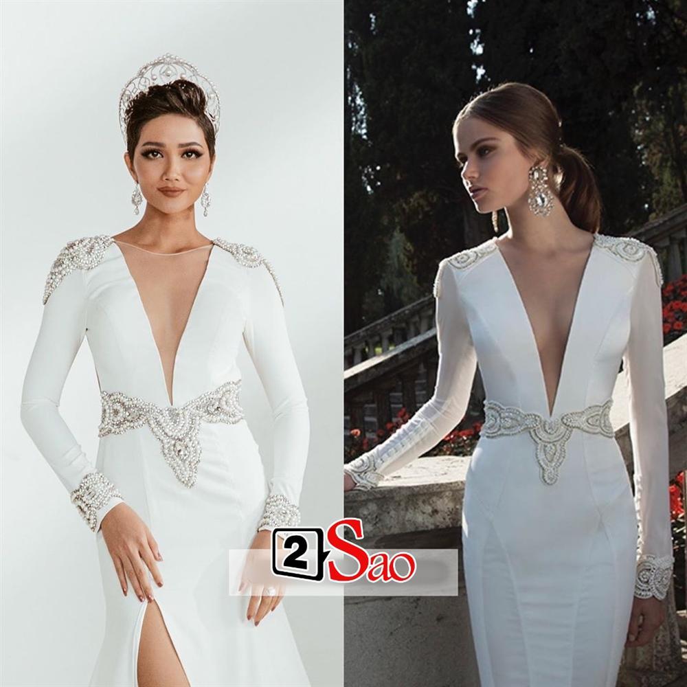 Hết Vũ Ngọc Anh giờ đến HHen Niê cũng bị nhà thiết kế nước ngoài tố thẳng mặt là Hoa hậu Việt Nam mặc váy nhái-9
