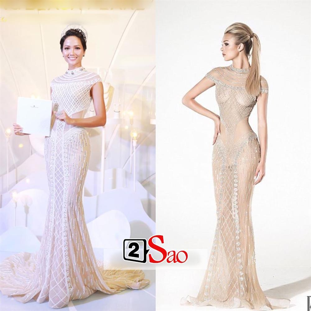 Hết Vũ Ngọc Anh giờ đến HHen Niê cũng bị nhà thiết kế nước ngoài tố thẳng mặt là Hoa hậu Việt Nam mặc váy nhái-7
