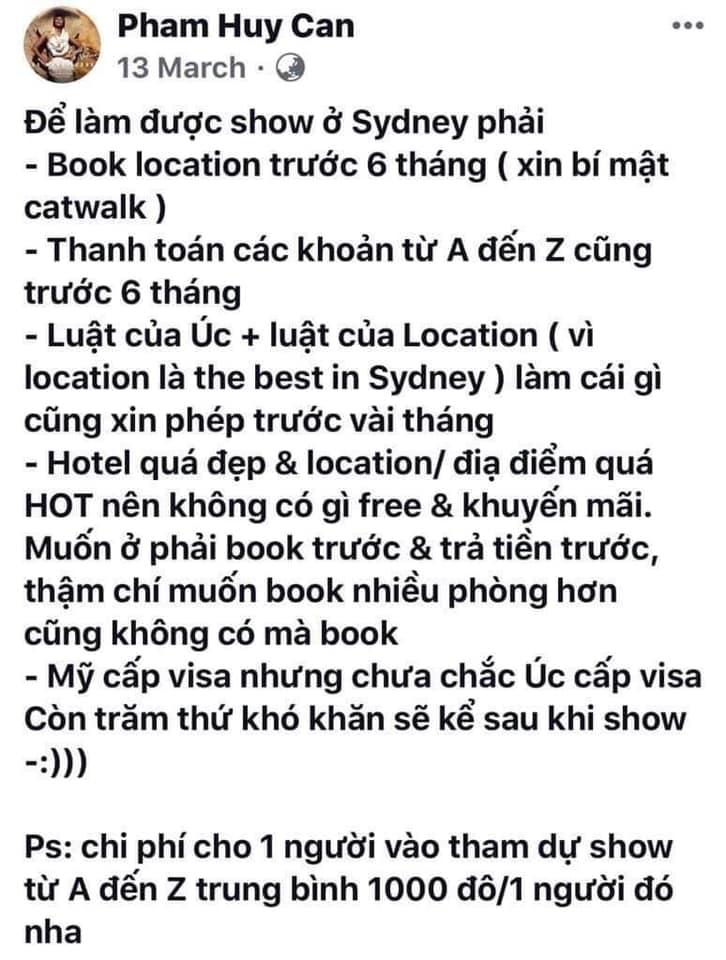 Đỗ Mạnh Cường phản dame cực gắt khi bị tố vô ơn, xin đểu, sống ảo sau show diễn nhiều tỷ hoành tráng ở Sydney-9