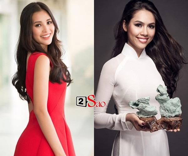 Hết giống Mai Phương Thúy, Trần Tiểu Vy lại gây kinh ngạc với gương mặt hao hao Á hậu Hoàng My-2