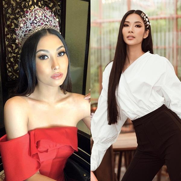 Bản tin Hoa hậu Hoàn vũ 24/5: Hoàng Thùy bất ngờ gửi... hoa dâm bụt chào đối thủ Indonesia-1