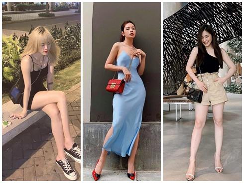 Khoe street style gợi cảm với đầm hai dây, Chi Pu - Thiều Bảo Trâm khiến fan 'xịt máu mũi'