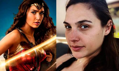 Hoá thân thành Wonder Woman, Gal Gadot đã hút hồn mọi người hâm mộ với hình ảnh xinh đẹp, lớp son phấn hoàn hảo. Tự tin với nhan sắc của mình, Gal Gadot không ít lần khoe ảnh mặt mộc đúng nghĩa, mộc 100% lộ cả tàn nhang.