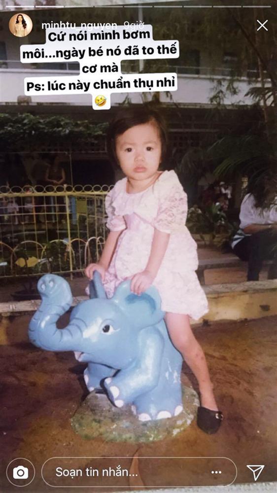 Phát hoảng vì đôi môi dầy như hai miếng thịt bò của Minh Tú khi đóng quảng cáo-5