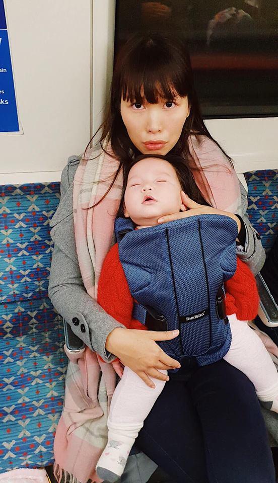 Hà Anh độp vào mặt những người chỉ trích cô ác khi luyện ngủ cho con-1