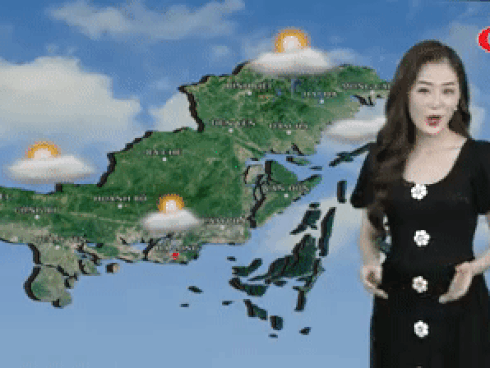Dân mạng phát sốt với nữ MC thời tiết của truyền hình Quảng Ninh