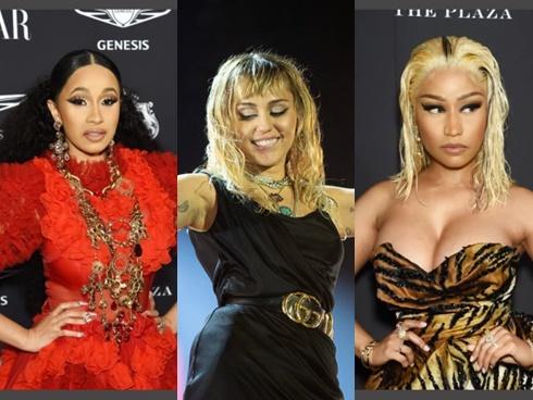 Miley Cyrus bị chế giễu 'thảo mai' vì nói yêu Nicki Minaj nhưng lại thích nghe nhạc Cardi B