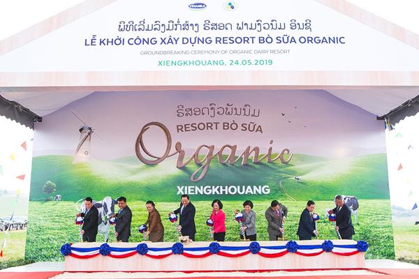 Vinamilk khởi công tổ hợp Resort bò sữa Organic tại Lào-3