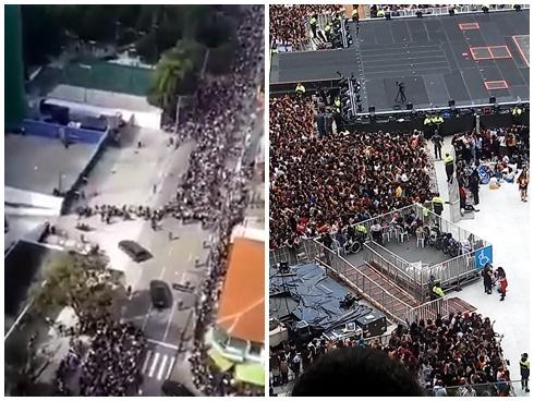 BTS được đón tiếp như nguyên thủ quốc gia tại 'thánh địa ARMY' ở Brazil