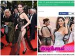 Bộ váy tai tiếng của Ngọc Trinh không hề lọt Top trang phục đẹp nhất Cannes trên tạp chí uy tín