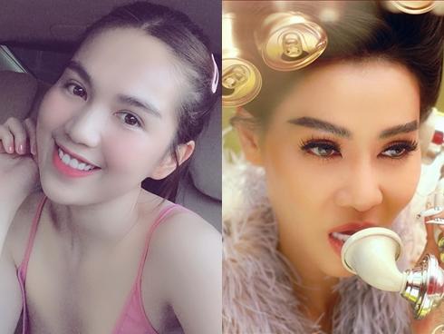 Cũng mặc bikini quấn khăn mỏng tang lên thảm đỏ, Linh Chi ve vuốt Ngọc Trinh: Mặc kệ những đứa đánh giá chúng mình-9