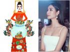 Hoàng Thùy 'cạn lời' vì ý tưởng thiết kế trang phục truyền thống cho Miss Universe 2019 lấy cảm hứng từ... BÀN THỜ