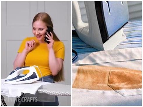 Cách xử lý hoàn hảo khi quần áo trắng bị cháy do bàn là