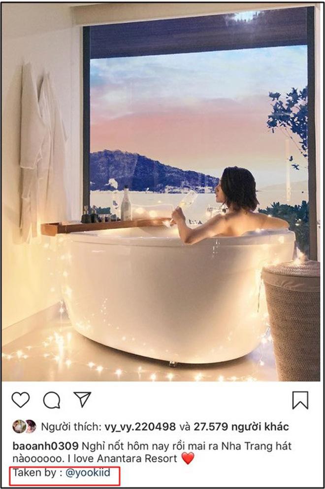 Tag tên người chụp nhằm đánh lạc hướng, Bảo Anh gậy bà đập lưng bà khi tự làm lộ chuyện đi du hí cùng Hồ Quang Hiếu-2