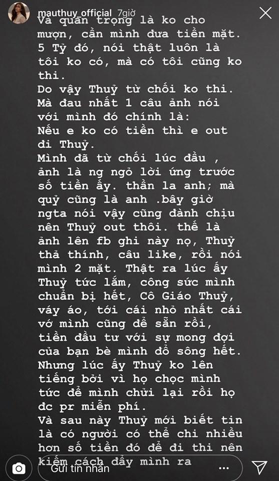 Mâu Thủy lật lại quá khứ bị đòi 5 tỷ để thi Hoa hậu Trái đất 2018, ông bầu Phúc Nguyễn phản đòn giọng khinh bỉ-4