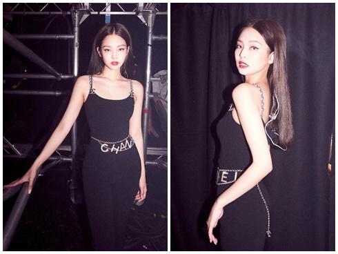 Hết váy áo xuyên thấu Jennie (BlackPink) chuyển qua mặc trang phục bó sát để khoe body huyền thoại không phần trăm mỡ thừa