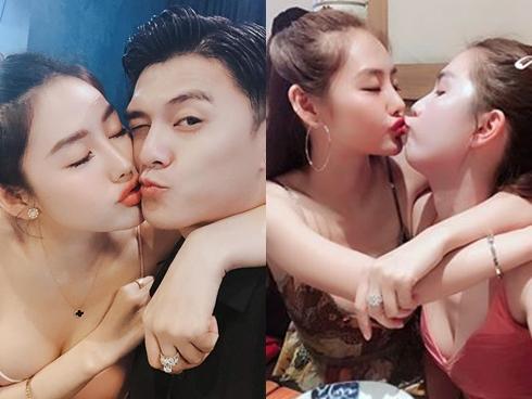 Cũng mặc bikini quấn khăn mỏng tang lên thảm đỏ, Linh Chi ve vuốt Ngọc Trinh: Mặc kệ những đứa đánh giá chúng mình-8