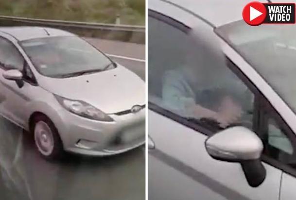 Cặp đôi gây phẫn nộ khi thản nhiên quan hệ giữa lúc đang lái xe với tốc độ 100 km/h-1