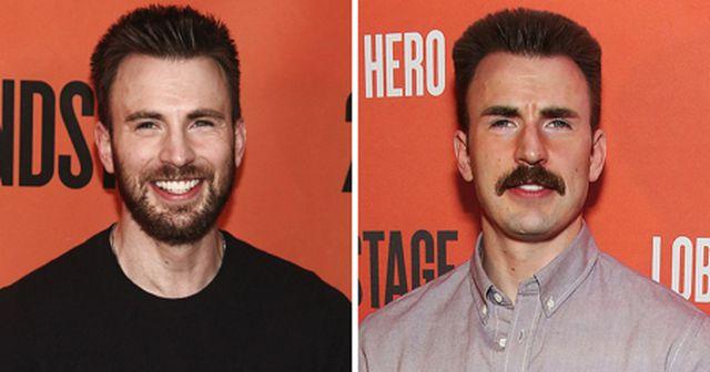 Nếu có bạn nam nào đang băn khoăn nên để râu quai nón hay nuôi ria mép thì cứ nhìn vào Chris Evans là có ngay câu trả lời